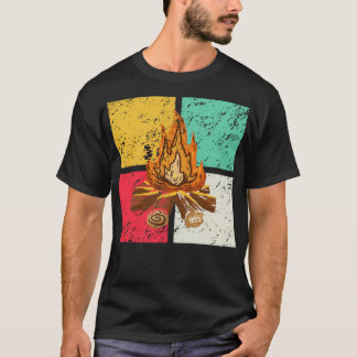 Camiseta Campfire Retro Vintage