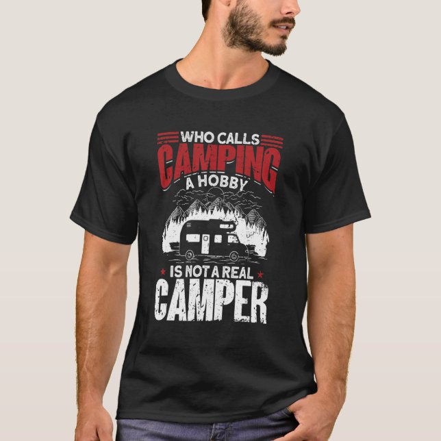 Camiseta Camping 2 da Camper Caravan (Frente)