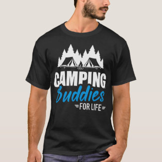 Camiseta Camping Buddies For Life