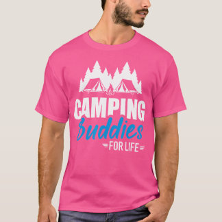 Camiseta Camping Buddies For Life