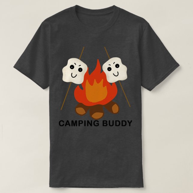 Camiseta camping BUDDY (Frente do Design)