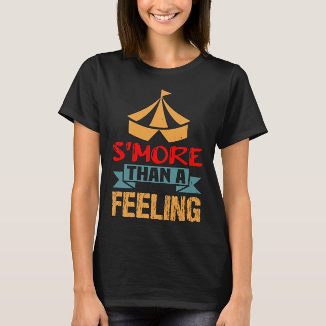 Camiseta Camping com estilo (Frente)