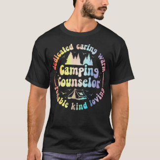 Camiseta Camping Counselor Appreciation Circle Camp Counsel