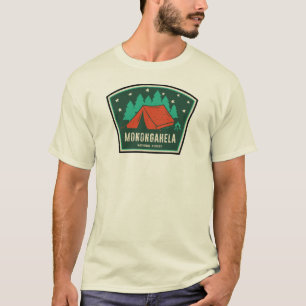 Camiseta Camping da Floresta Nacional de Monongahela na Vir