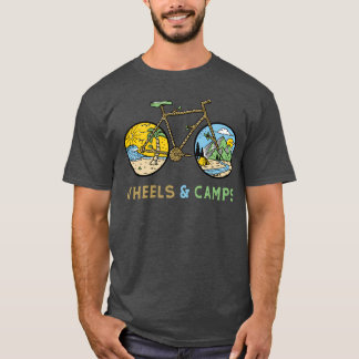 Camiseta Camping de Bicicleta engraçado