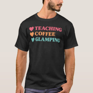 Camiseta Camping Divertido de Café para Professores