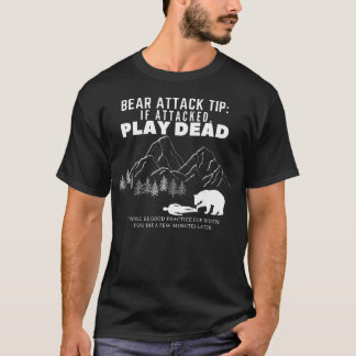 Camiseta Camping Divertido de Mochila ao Ar Livre