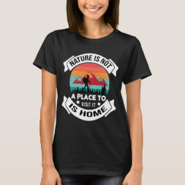 Camiseta Camping e Adventure Funny