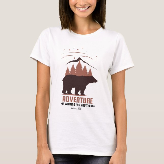 Camiseta Camping e Adventure Funny (Frente)