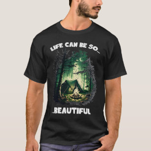 Camiseta Camping Forest World Explore Backpacker Nature Dez