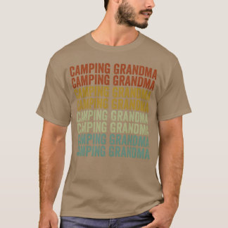 Camiseta Camping Grandma Rv Camper Camping Grandma Glamping