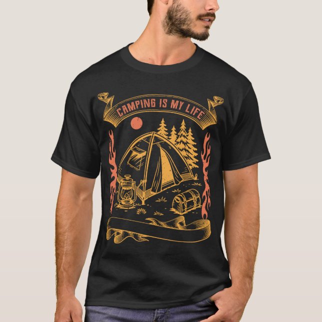 Camiseta Camping Is My Life (Frente)