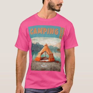 Camiseta Camping Life For Life Camper Fuuny Camping Partner