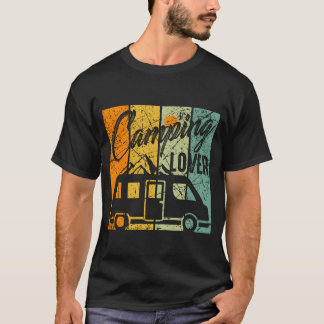 Camiseta Camping Lover Campruck Adventure Camper Gifts frie