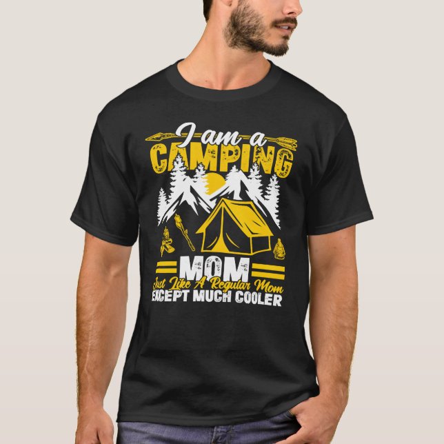 Camiseta Camping Mom Mother Day family (Frente)