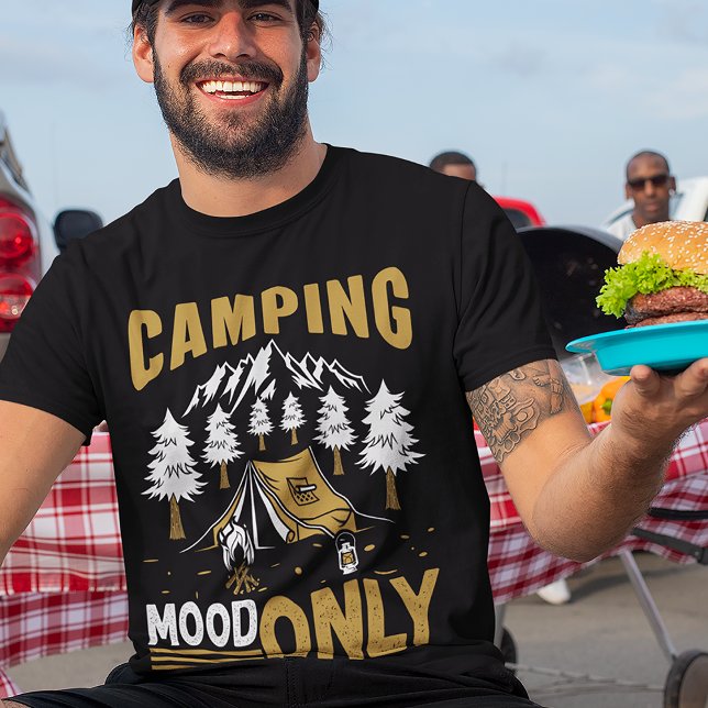 Camiseta Camping Mood Outdoor Life T Shirt (Criador carregado)
