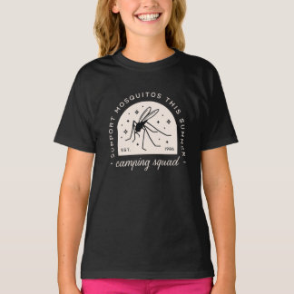Camiseta Camping mosquito funny summer camp family squad