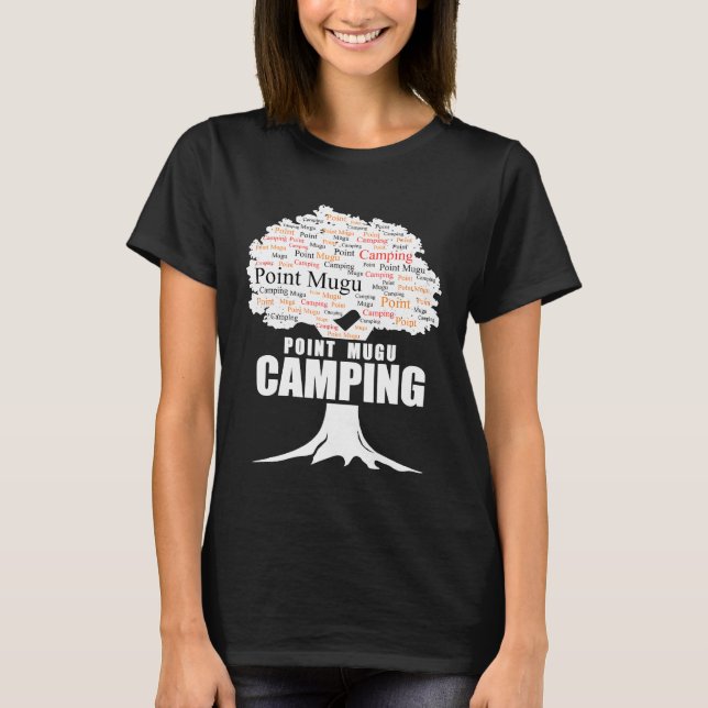 Camiseta Camping Mugu, Ponto de Acampamento (Frente)