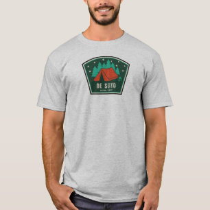 Camiseta Camping nacional da floresta de De Soto