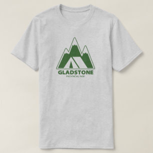 Camiseta Camping nas Montanhas do Parque Provincial Gladsto