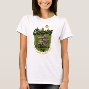 Camiseta Camping Natures Way Alimentando Mosquitos Motorhom