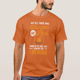 Camiseta Camping Not All Who Wander Funny Campfire Quote bo