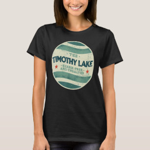 Camiseta Camping Orego Timothy Lake Shark Free e Unsalgado