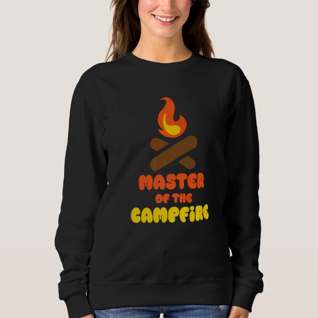 Camiseta Camping Outdoor Designs Master Of The Campfire (Frente)