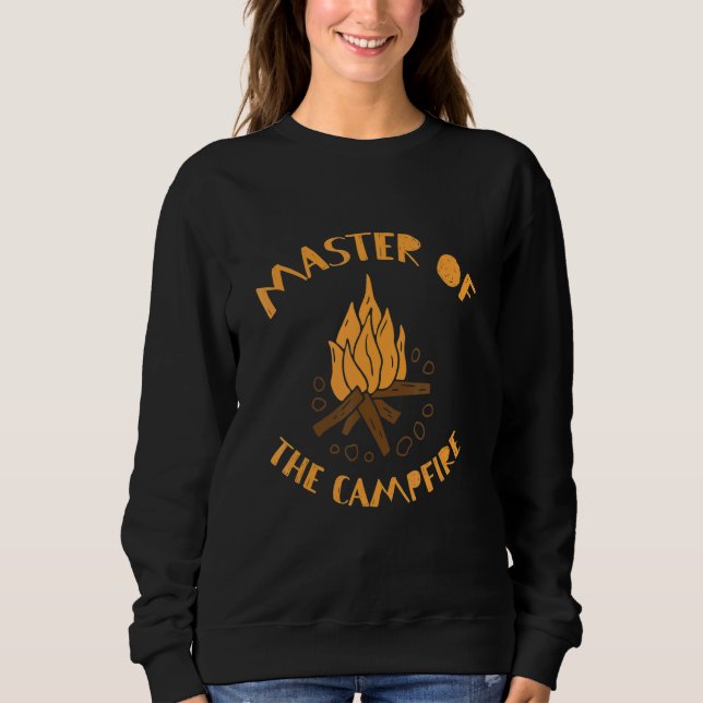 Camiseta Camping Outdoor Designs Master Of The Campfire 1 (Frente)