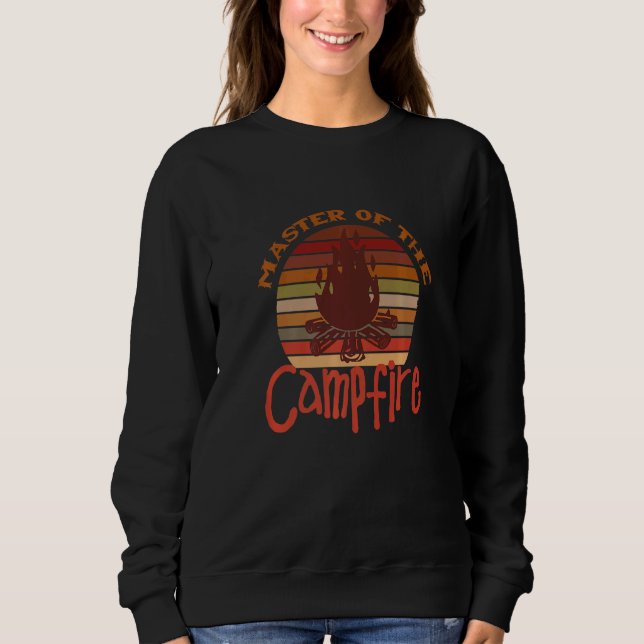 Camiseta Camping Outdoor Designs Master Of The Campfire  1 (Frente)