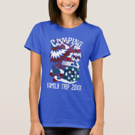 Camiseta Camping Patriotic Family Trip Year T Shirt