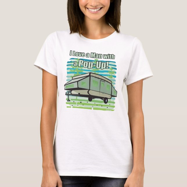 Camiseta Camping PopUp Camping Puns (Frente)