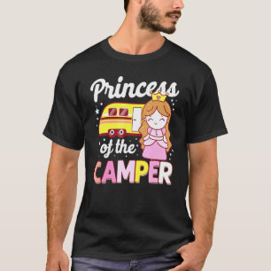 Camiseta Camping Princesa Camper Motorhome Family Campervan