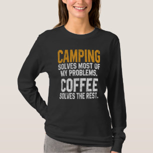 Camiseta Camping Resolve Meus Problemas Café Viagem Féria