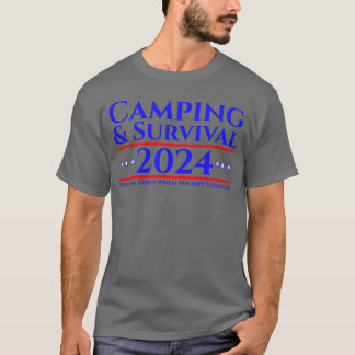 Camiseta Camping Sobrevivência Pitchingents 2024 retro