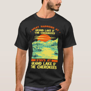 Camiseta Camping US Lake Vacation Grand Lake O' The Cheroke