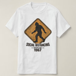 Camiseta Câmpion de Distanciamento Social do Pé-Grande Luz