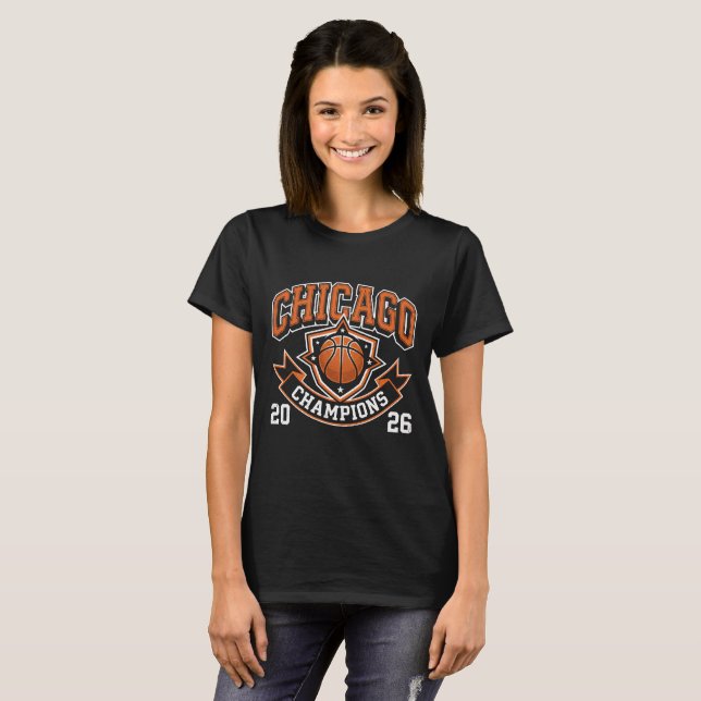 Camiseta Campions de Basquetebol de Nova York 2026 Playoff  (Frente Completa)