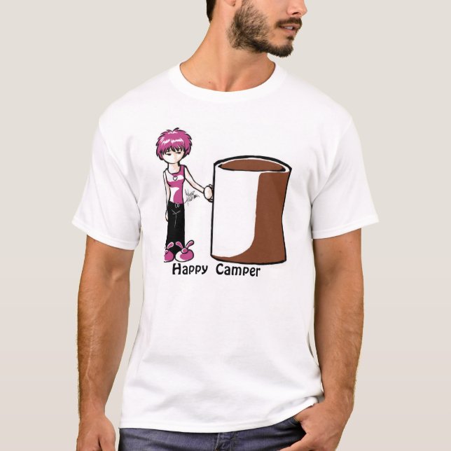 Camiseta Campista feliz, na cor (Frente)