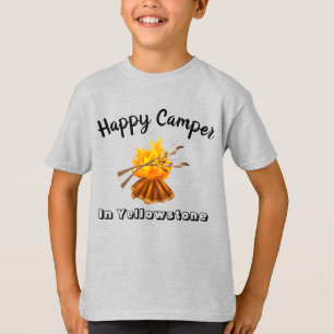 Camiseta Campista T-Camisa-Feliz dos meninos