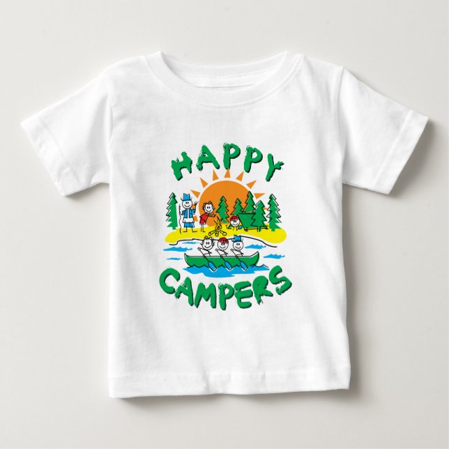 Camiseta Campistas felizes (Frente)