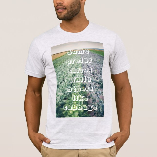 Camiseta Campo Cabbage: verde&roxo (Frente)
