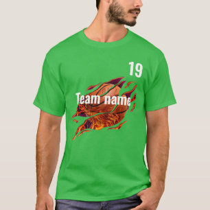 Camiseta Campo da Equipe de Basquete do Esporte Dia da Chee