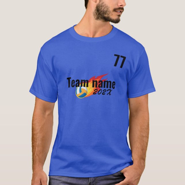 Camiseta Campo da Equipe de Esporte de vôlei (Frente)