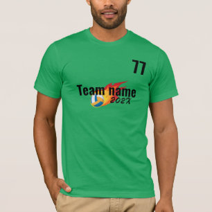 Camiseta Campo da Equipe de Esporte de vôlei