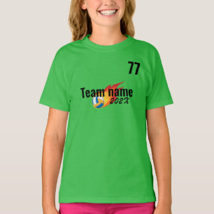 Camiseta Campo da Equipe de Esporte de vôlei