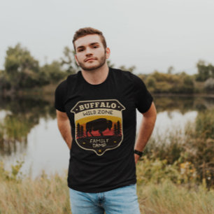 Camiseta Campo da Família de Zona Selvagem de Buffalo   Hom
