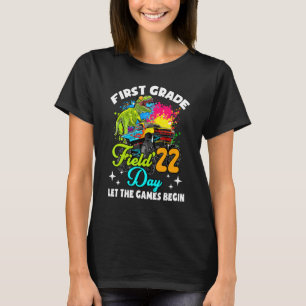 Camiseta Campo Day 2022 First Grade Permitir Que Os Jogos C