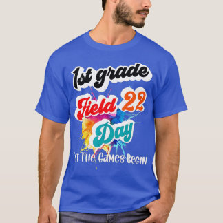 Camiseta Campo Day 2022 First Grade Permitir Que Os Jogos C