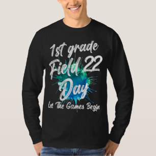 Camiseta Campo Day 2022 First Grade Permitir Que Os Jogos C